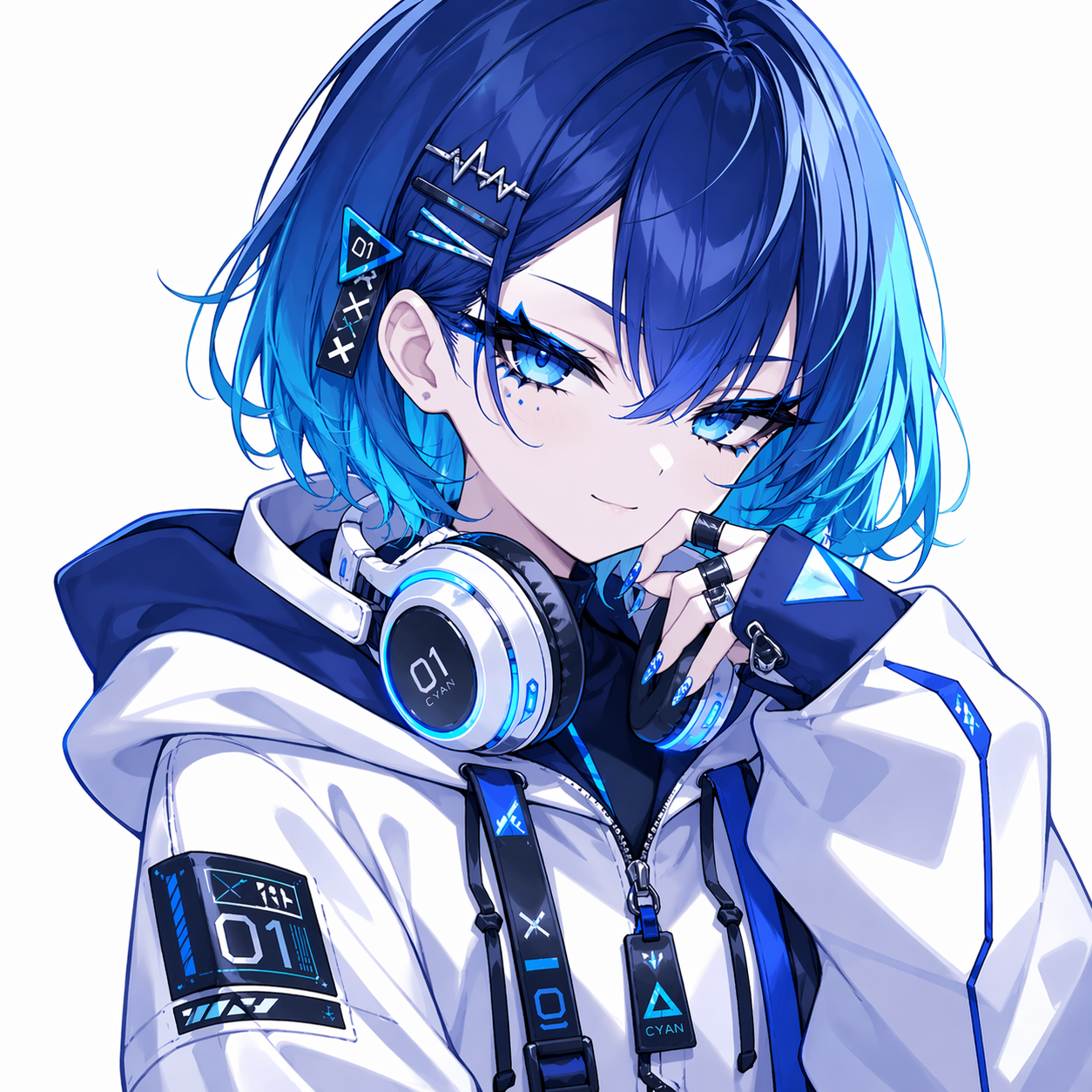 通常 — ドヤ顔気味の自信ありそうな顔